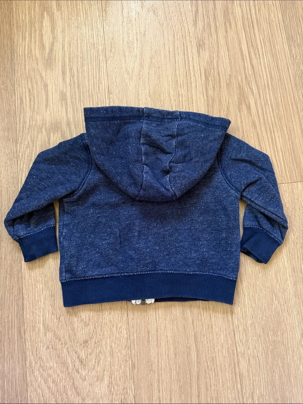 Carter's Navy Zip Front Hooded Sweatshirt 9 Months